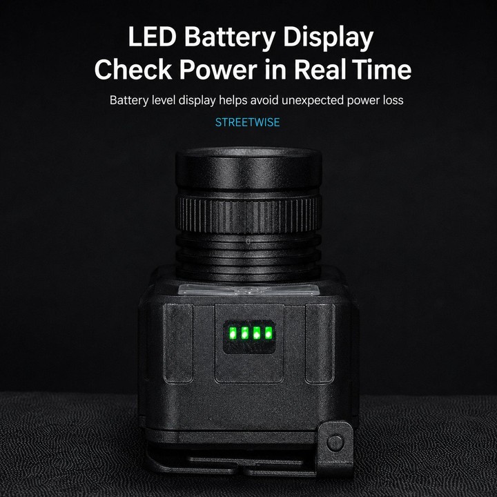 E-SMARTER LED Headlamp With Motion Sensor Zoomable Powerful Headlight USB Rechargeable Head Flashlight, Spec: Large P50 2500mAh