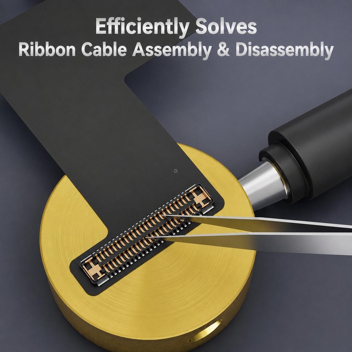 LAN RUI D6 Mini Copper Heating Block Solder Platform For FPC Flex Cable Connector Repair