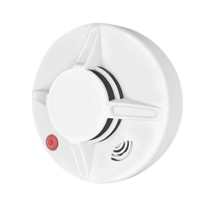 Standalone Smoke Alarm Household Fire Smoke Detector, Style: Russian