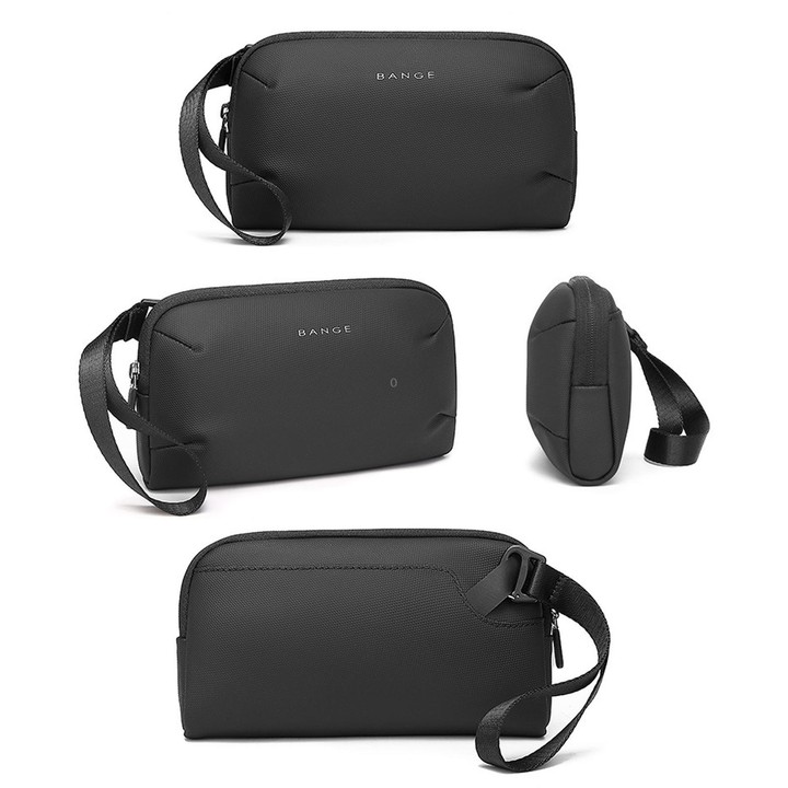 BANGE BG-7918 Electronic Organizer Travel Cable Bag Water-Resistant Digital Accessories Pouch With Wristlet(Green)
