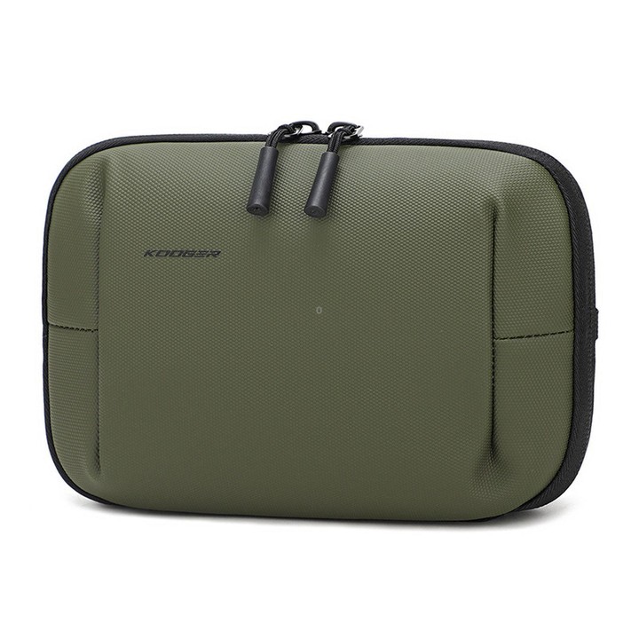 KOOGER FB-2521 Electronic Organizer Travel Cable Accessories Bag Waterproof Tech Case(Green)