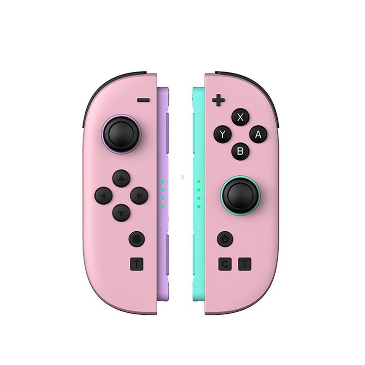 JOY-06 Magnetic Wireless Controllers For Switch 2 With Carbon Film Joysticks, 9-Axis Gyro, One-Key Wake-Up(Pink)