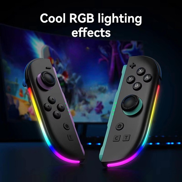 JOY-06 Magnetic Wireless Controllers For Switch 2 With Carbon Film Joysticks, 9-Axis Gyro, One-Key Wake-Up(Grey)