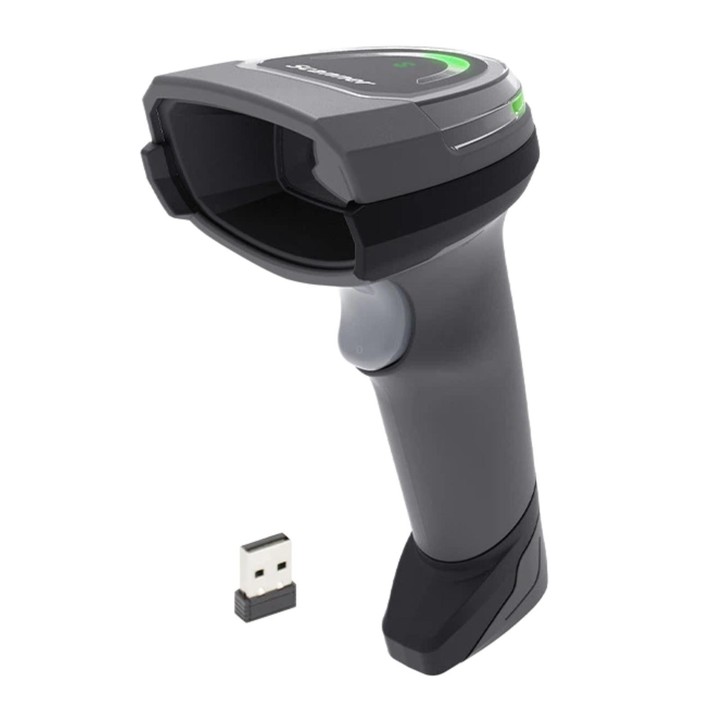 Yokoscan BWHS28 AiPro 2.4G Bluetooth Wireless 2D Barcode Scanner Scanning Gun For Supermarket Logistics & Warehouse, Spec: No Ba