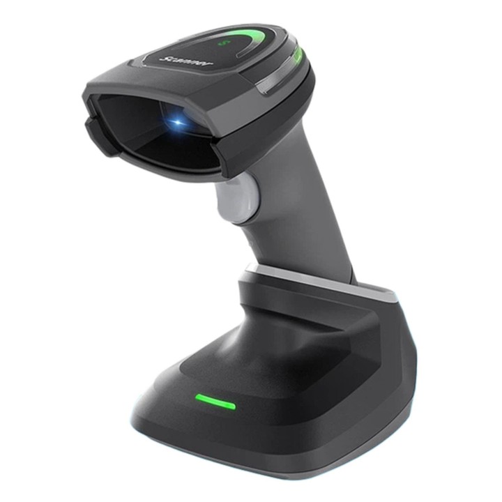 Yokoscan BWHS28AiMax 2.4G Bluetooth Wireless 2D Barcode Scanner Barcode Reader For Supermarket Cashier, Spec: With Base