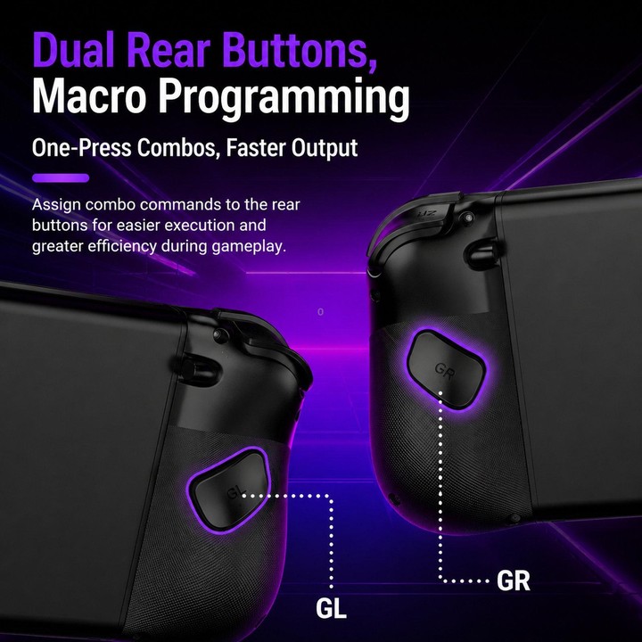 For Nintendo Switch 2 Left + Right Magnetic Controllers 9-Axis RGB Motion-Sensing Hall-Effect Joystick With Bluetooth 5.4 Wake-U