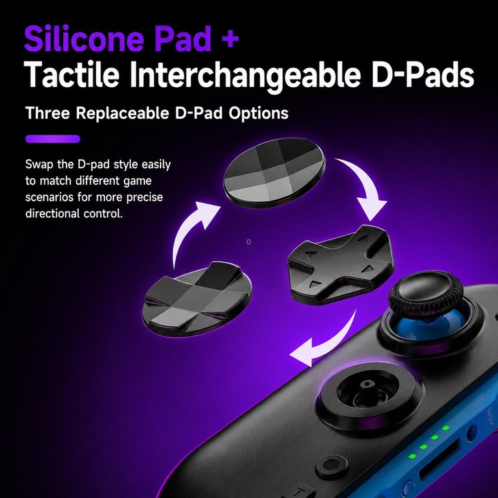 For Nintendo Switch 2 Left + Right Magnetic Controllers 9-Axis RGB Motion-Sensing Hall-Effect Joystick With Bluetooth 5.4 Wake-U