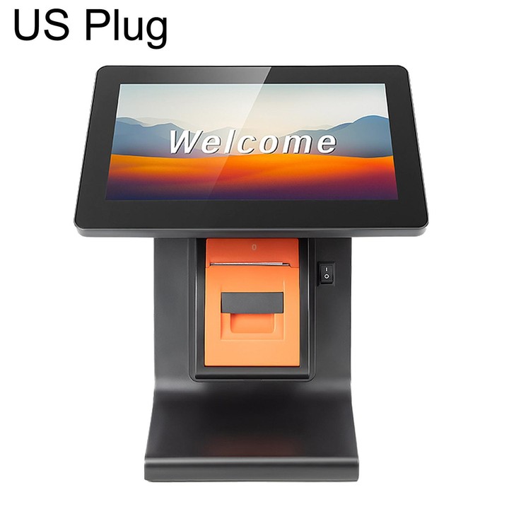 Yokoscan T5 MINI Dual Touch Screen All-In-One Cash Register For Milk Tea Shops Supermarkets US Plug