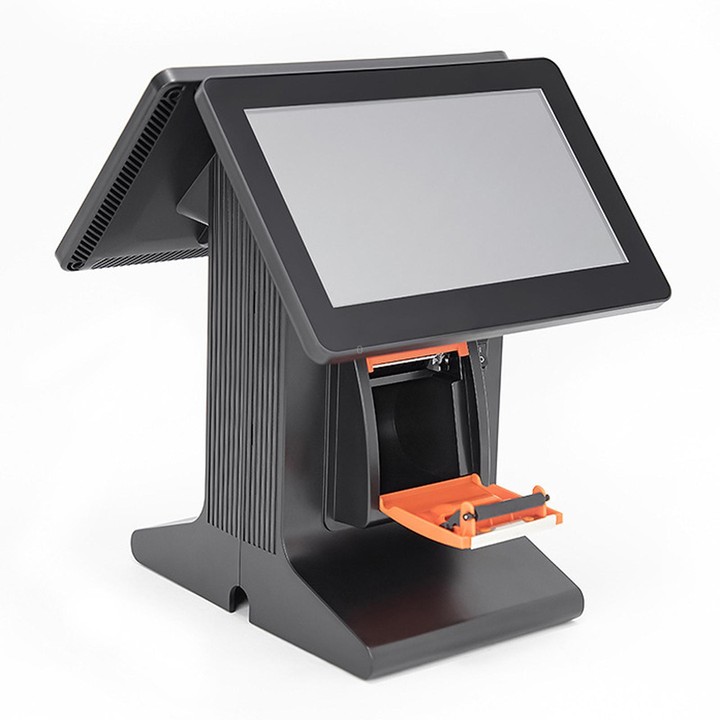 Yokoscan T5 MINI Dual Touch Screen All-In-One Cash Register For Milk Tea Shops Supermarkets AU Plug