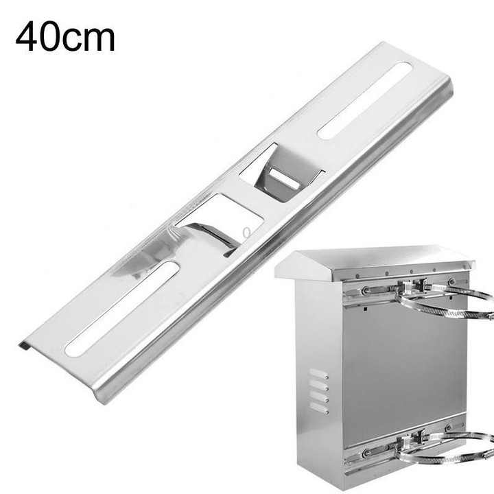 40cm Stainless Steel Pole Mount Bracket Heavy Duty Crossbar for Electrical Junction Box