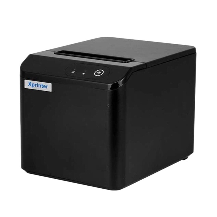 Xprinter XP-T80Q Thermal Receipt Printer For Catering Medical & Milk Tea Shops, SPec: USB(UK Plug)