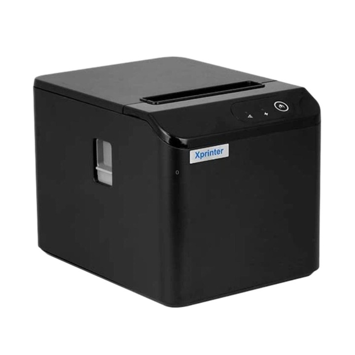 Xprinter XP-T80Q Thermal Receipt Printer For Catering Medical & Milk Tea Shops, SPec: USB + Network Port(EU Plug)