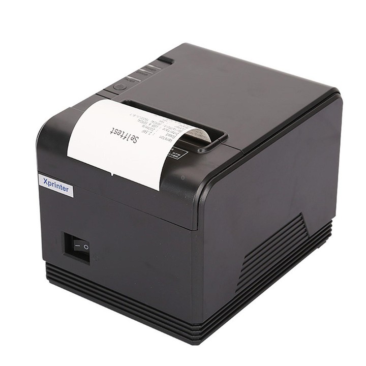 Xprinter XP-Q200 USB+Lan Port Thermal Receipt Printer 80mm Printing Machine For Catering & Milk Tea Shops US Plug