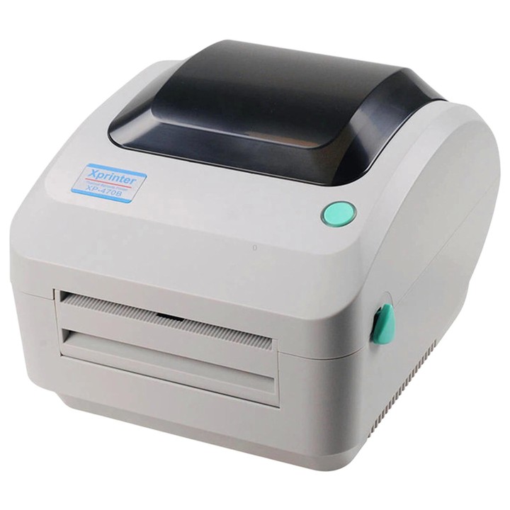 Xprinter XP-470B Thermal Barcode Printer Express E-Waybill Label Machine, Spec: USB(EU Plug)