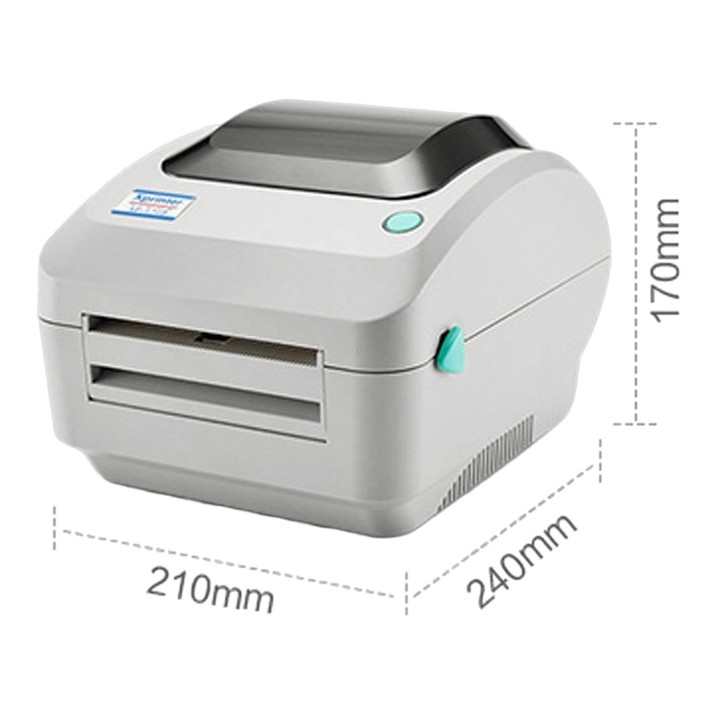 Xprinter XP-470B Thermal Barcode Printer Express E-Waybill Label Machine, Spec: USB + Bluetooth(EU Plug)