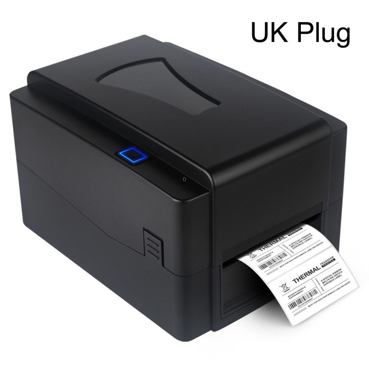T4201 203dpi USB+Bluetooth+WIFI Thermal Transfer Direct Thermal Barcode Label Printer For Shipping Package And Jewelry Tag(UK Pl