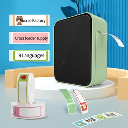 P15 Mini Bluetooth Label Maker Portable Thermal Sticker Printer Machine, Spec: White With 1 Roll Label Paper