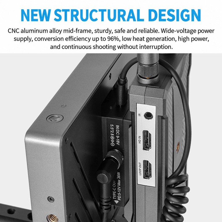 FOMITO NPF-2DC DC Version NP-F Battery Port 3-Way Converter D-Tap To NPF-F550/F750/F970 Dual Side Dummy Battery, Spec: Line