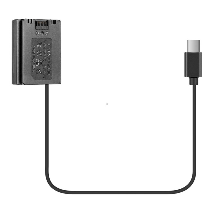 FOMITO For Sony A7M3 / A7S3 Type-C To FZ100 Battery Converter 50cm Line