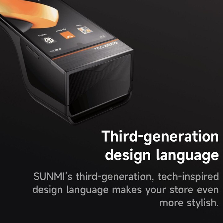 SUNMI V3e Android Handheld POS Terminal With 6.75 Inch Touchscreen & Built-In Thermal Receipt Printer, Spec: Standard 2+32G