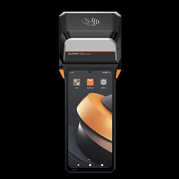 SUNMI V3PLUS Handheld POS Terminal 80mm Thermal Receipt Label Printer, Spec: Standard 3+32GB