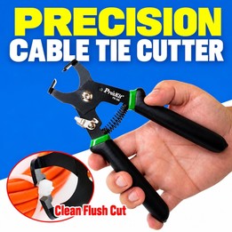 ProsKit PM-386 Nylon Cable Tie Cutter Safety Latch Cable Tie Cutting Pliers