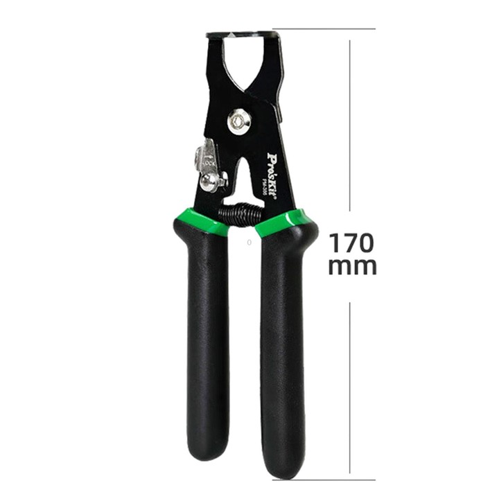 ProsKit PM-386 Nylon Cable Tie Cutter Safety Latch Cable Tie Cutting Pliers