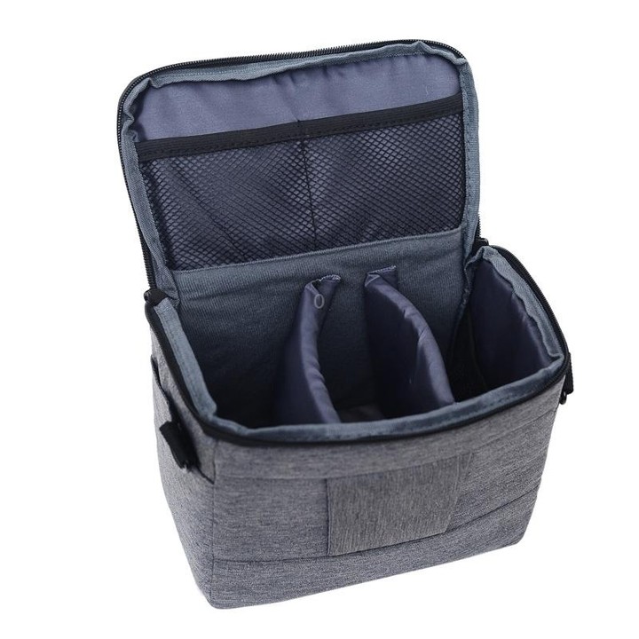 Waterproof DSLR Camera Bag for Nikon Canon SONY Panasonic etc Camera, Size:Large(Black)