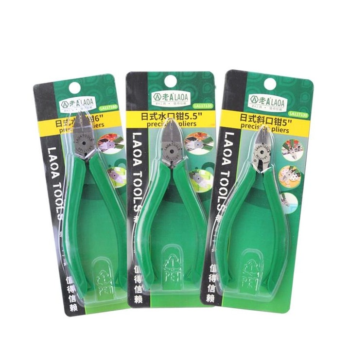 Plastic Oblique Wire Cutters Electrician Tools, Size:5 Inches