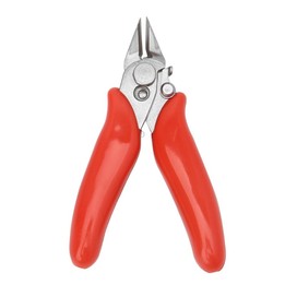 Stainless Steel Mini Electronic Water Cut Pliers Electrician Repair Tools, Color:Red