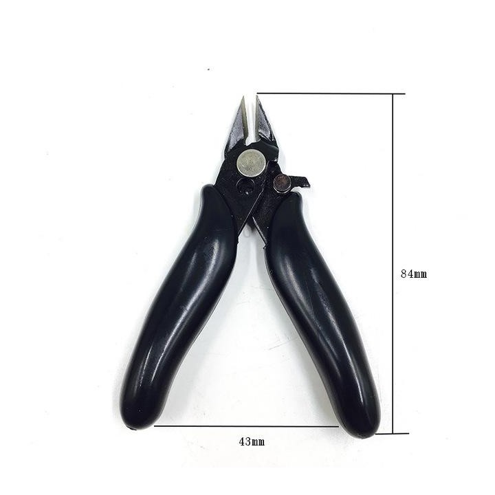 Stainless Steel Mini Electronic Water Cut Pliers Electrician Repair Tools, Color:Black
