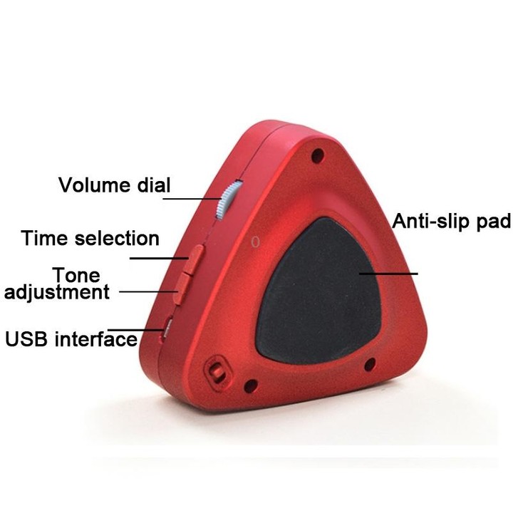 ENO EM-688 Electronic Vocal Rechargeable Metronome For Piano/Guitar/Drum/Guzheng/Violin(Black)