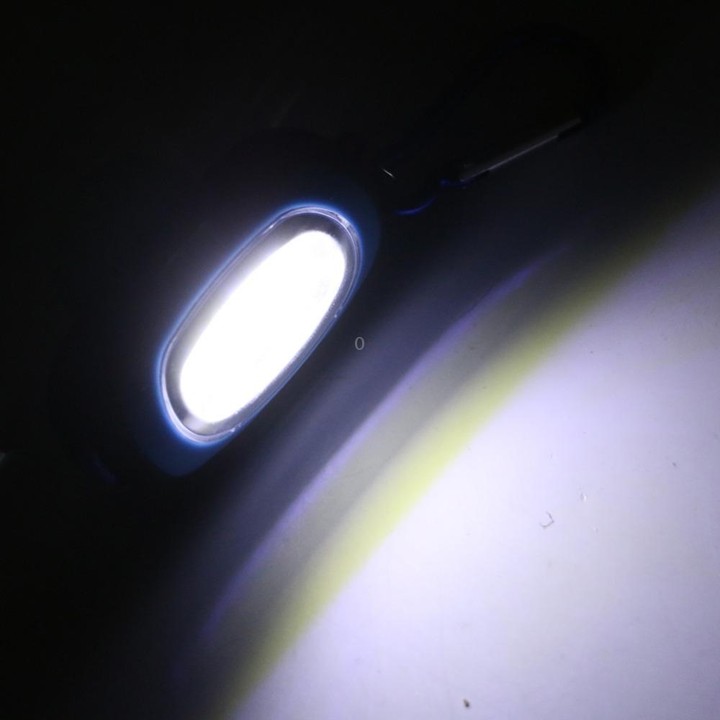 Portable Mini Keychain Pocket Torch COB LED Light Flashlight Lamp with 3 Modes(Green)