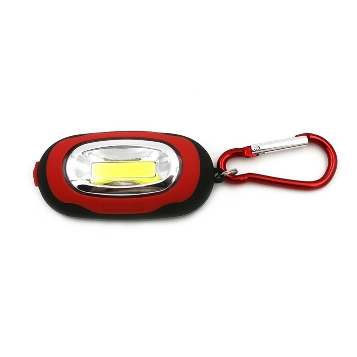 Portable Mini Keychain Pocket Torch COB LED Light Flashlight Lamp with 3 Modes(Green)
