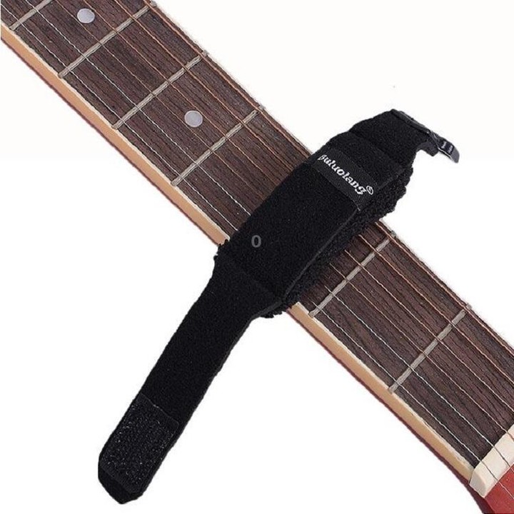 Muffler Band Stop Band Electric Guitar Electric Bass Acoustic Guitar Damper Musical Instrument Accessories, Size:Small(Black)