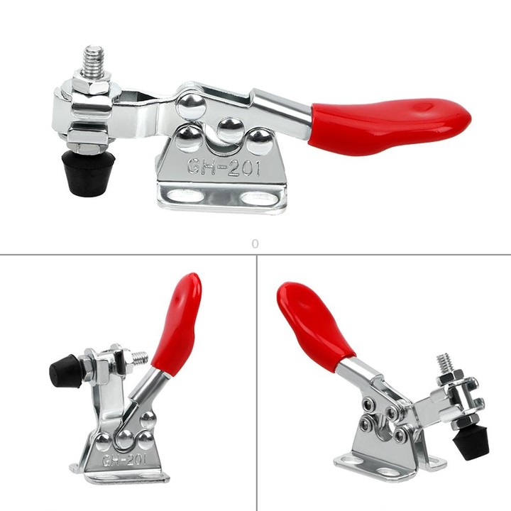 5 PCS GH201A Quick Fixture Horizontal Tooling Clamp