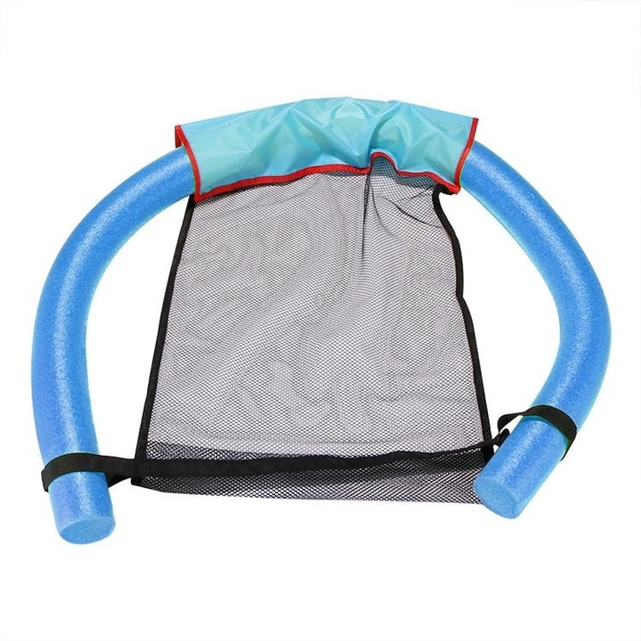 Pool Floating Chair Swimming Pools Seats Floating Bed Chair Noodle Chairs(S Blue)