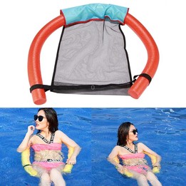 Pool Floating Chair Swimming Pools Seats Floating Bed Chair Noodle Chairs(S Red)