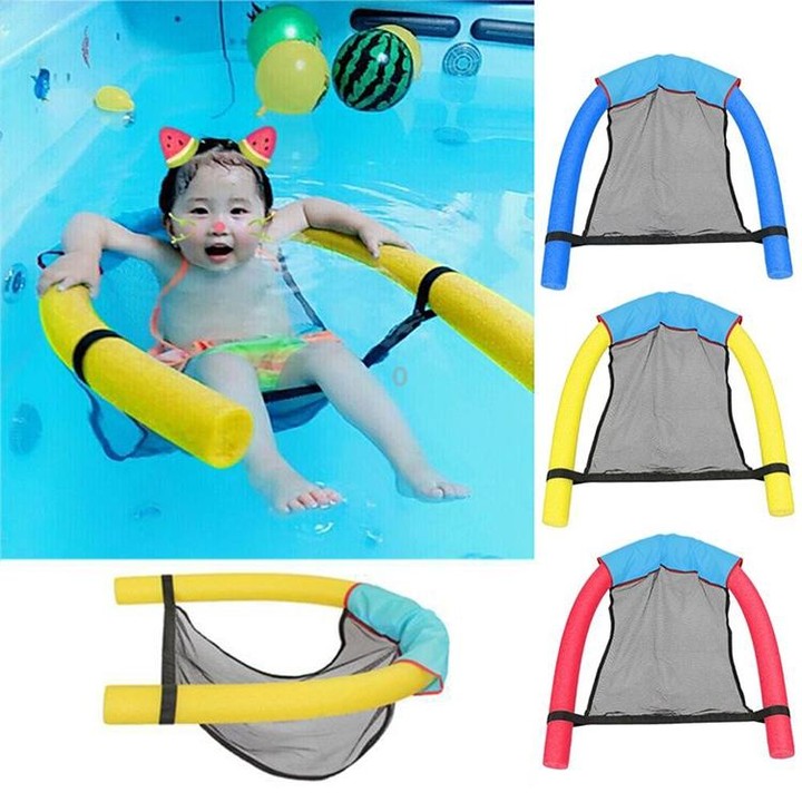 Pool Floating Chair Swimming Pools Seats Floating Bed Chair Noodle Chairs(S Yellow)