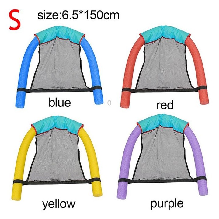 Pool Floating Chair Swimming Pools Seats Floating Bed Chair Noodle Chairs(S Purple)