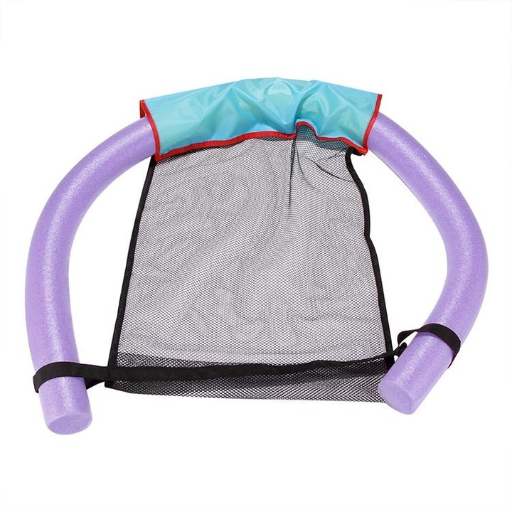 Pool Floating Chair Swimming Pools Seats Floating Bed Chair Noodle Chairs(S Purple)