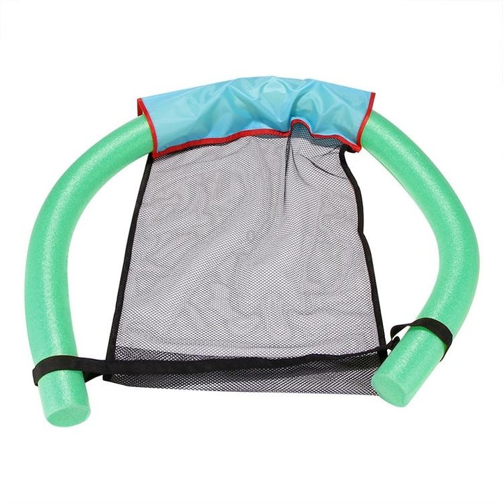 Pool Floating Chair Swimming Pools Seats Floating Bed Chair Noodle Chairs(L Green)
