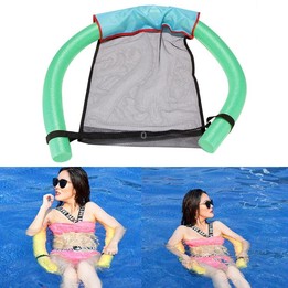 Pool Floating Chair Swimming Pools Seats Floating Bed Chair Noodle Chairs(L Green)