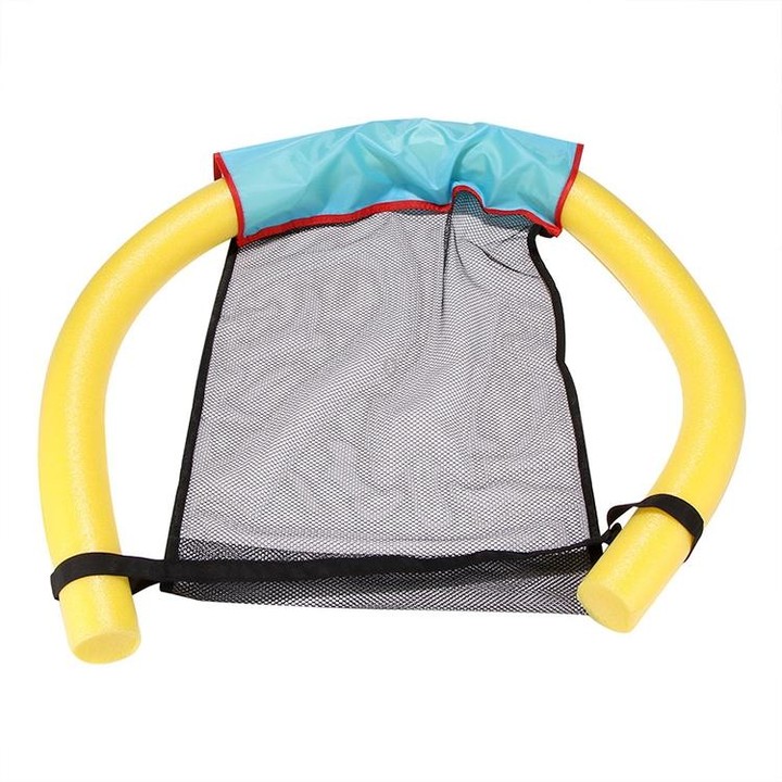 Pool Floating Chair Swimming Pools Seats Floating Bed Chair Noodle Chairs(L Yellow)