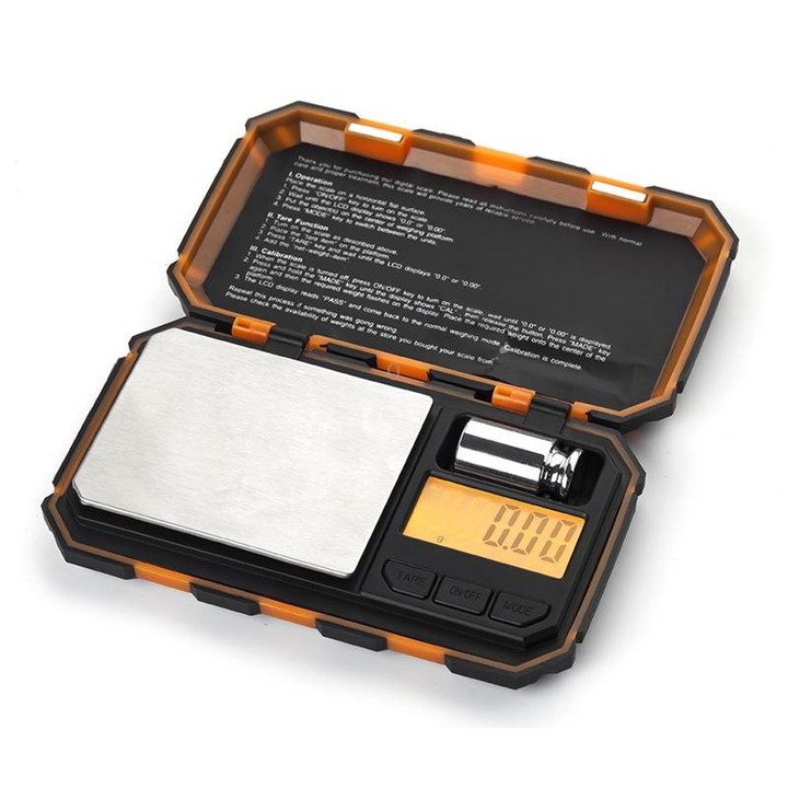 Mini Precision Digital Scales for Gold Sterling Silver Jewelry, Specification:English Version 200g/0.01g