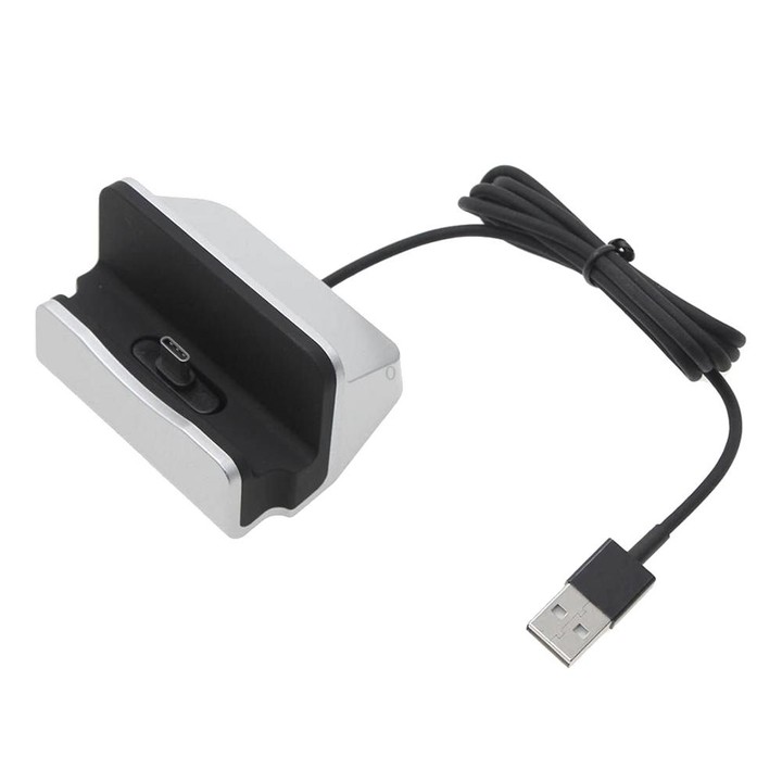 USB-C / Type-C 3.1 Sync Data / Charging Dock Charger(Silver)