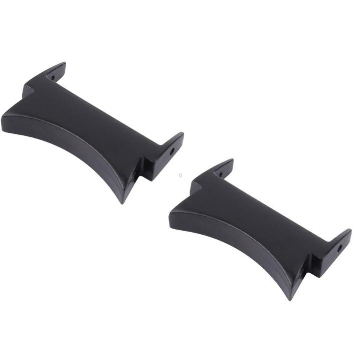 1 Pair For Samsung Galaxy Watch4 40mm / 44mm Smart Watch Watchband Connector Converter (Black)