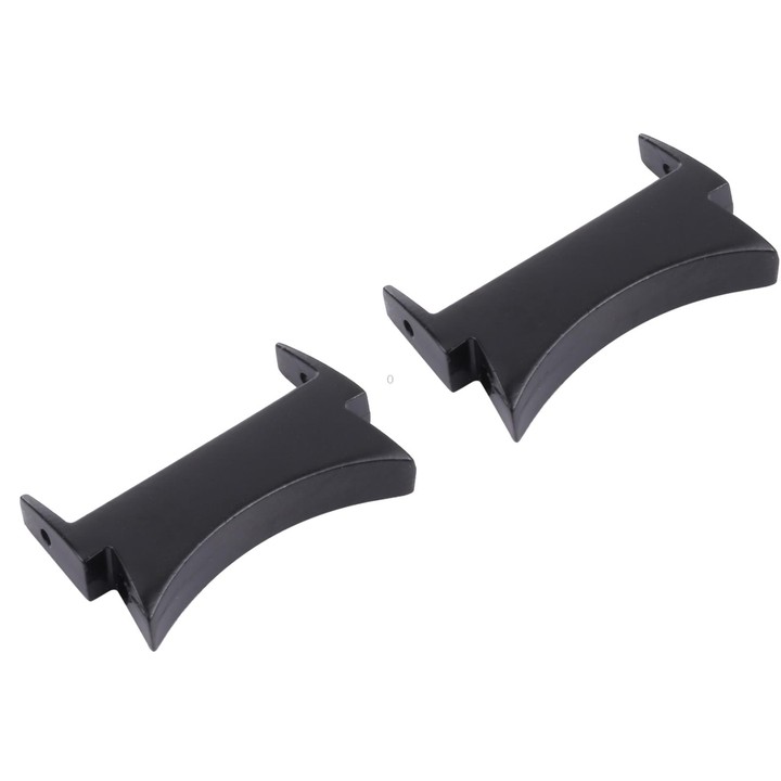 1 Pair For Samsung Galaxy Watch4 40mm / 44mm Smart Watch Watchband Connector Converter (Black)