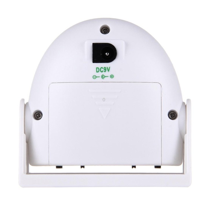 5301 Wireless Infrared Motion Sensor Welcome Alarm Intelligent Greeting Warning Doorbell, IR Distance: 10m(White)