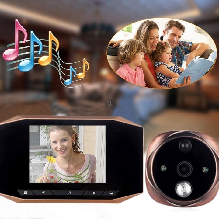 M525 3.5 inch TFT Display Screen 2.0MP Camera Video Doorbell, Support TF Card (32GB Max) & Motion Detection